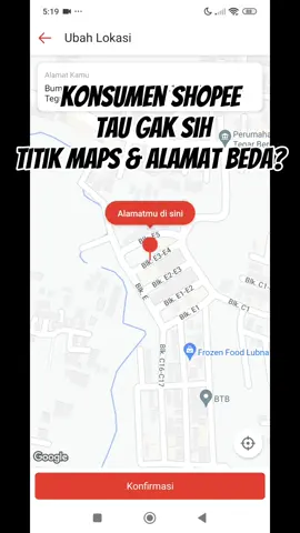 Sering banget ini terjadi, ujung-ujungnya kurir/driver yg disalahin. Kalau jarak hitungan meter masih aman lah, lha ini kadang sampai 2-4 KM mlesetnya, parahnya lagi kadang dikontak gak direspon 🤕 #shopee #konsumenshopee #shopeefood #shopeefooddriver #ojol #drivershopee #spxinstan #sameday #ojolorange #kurir #kurirshopee 