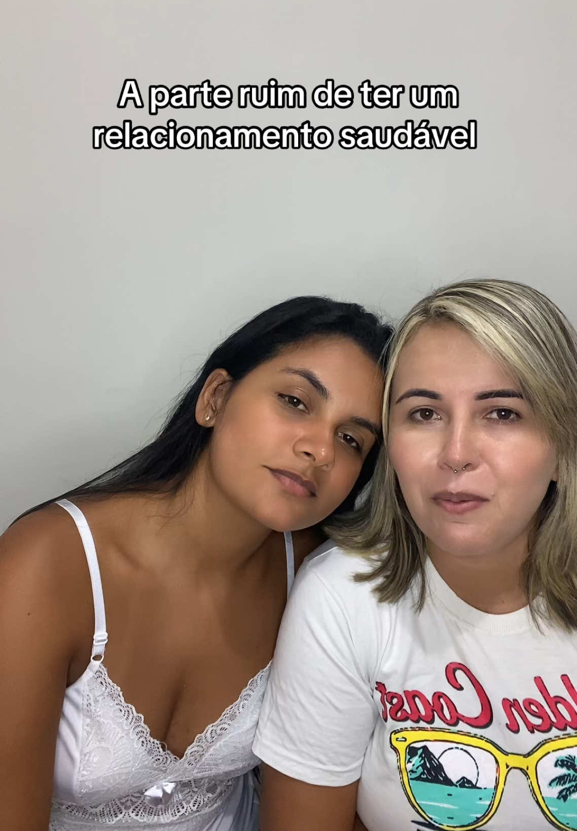 Relacionamento saudável ❤️ #🏳️‍🌈 #lgbt🌈 #lesbicastiktok🌈 #lesbiansoftiktok #casallgbt🌈👭 #fyp #viraliza 