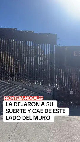 #desiertodearizona🏜🌵 Coyotes abandonan a migrante en frontera se nogales 