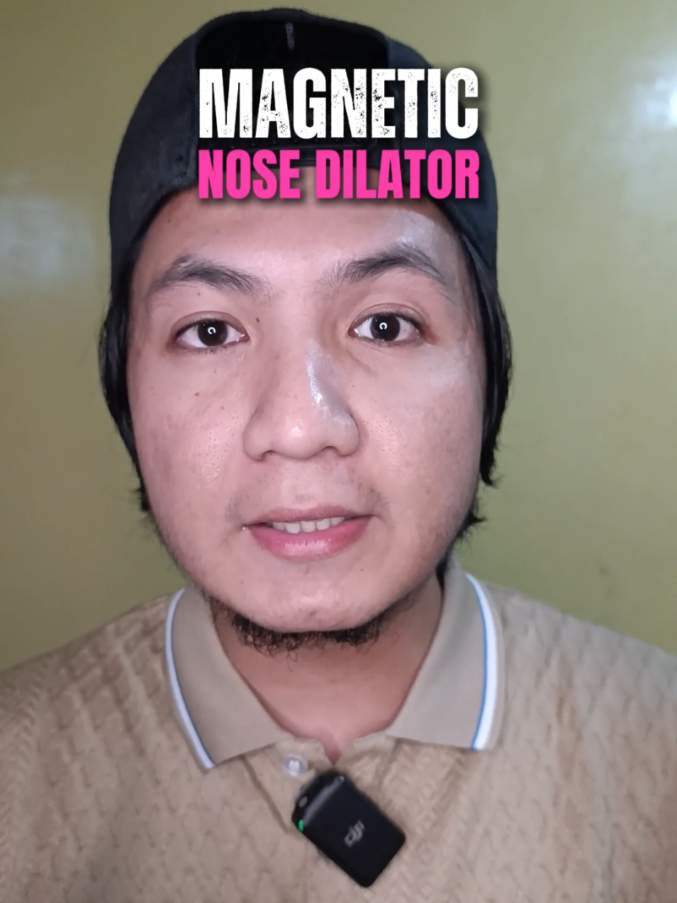 Magnetic nose dilator. #nasal #nasalcongestion #congestion #nose #breathing #snoring 