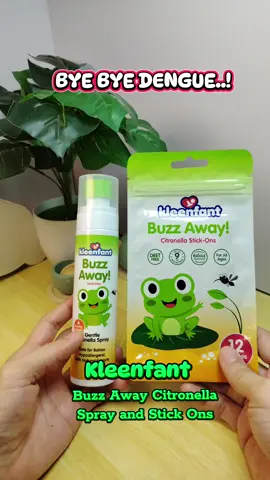 Iwas Dengue talaga dito sa Kleenfant buzz Away Citronella spray and stick ons #kleenfant #citronellaspray #stickons #citronella #mosquitorepellant #momsoftiktoks #babytiktok 