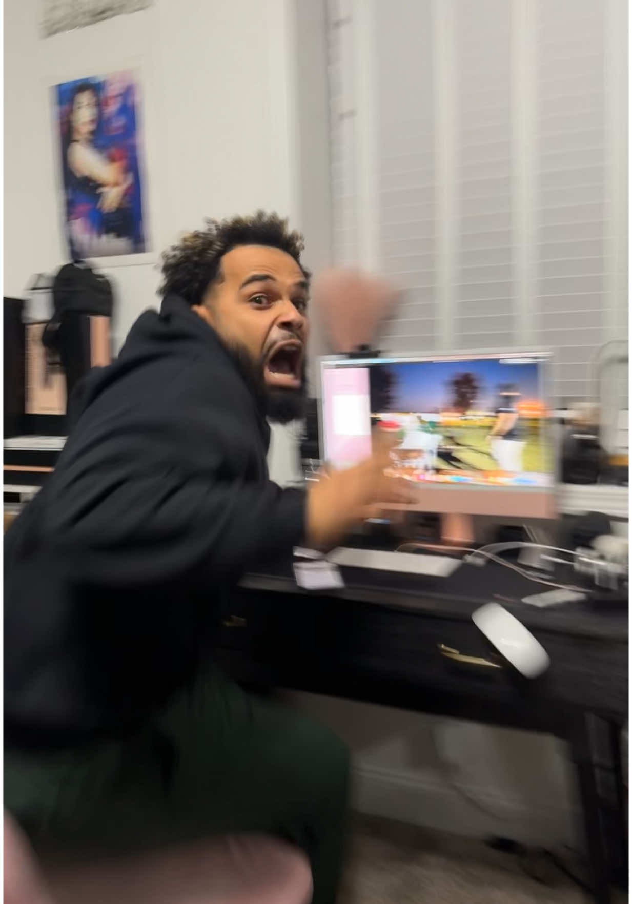 Fun fact, I’ve been scaring this man for 10 years. 🤣🤣🤣 #husband #scarecam #comesy #marriedlife #prankwars #fyp 