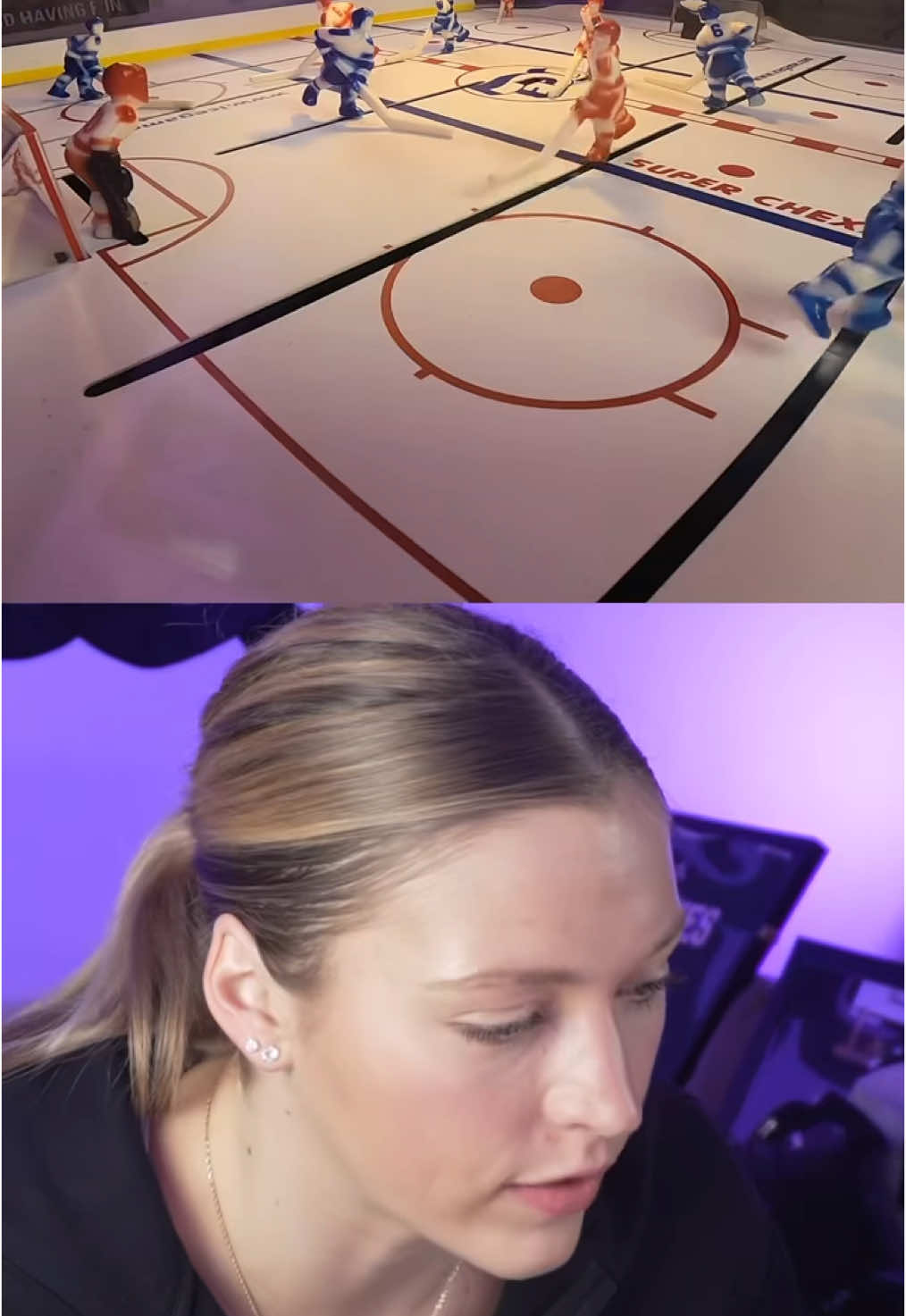 @Minnesota Frost forward Brooke Bryant got ROBBED in this Bubble Hockey interview 😂 #pwhl #pwhlminnesota 