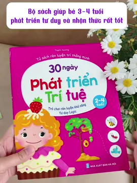 Trả lời @thuycuonlo0907 Bộ sách này có nội dung cực hay, hình ảnh đẹp mắt, giúp phát triển trí tuệ cho bé 3-4 tuổi ạ 🥰 #reviewsachchobe #30ngayphattrientritue #sachchobe #sachtuduychobe #sachhaychobe 
