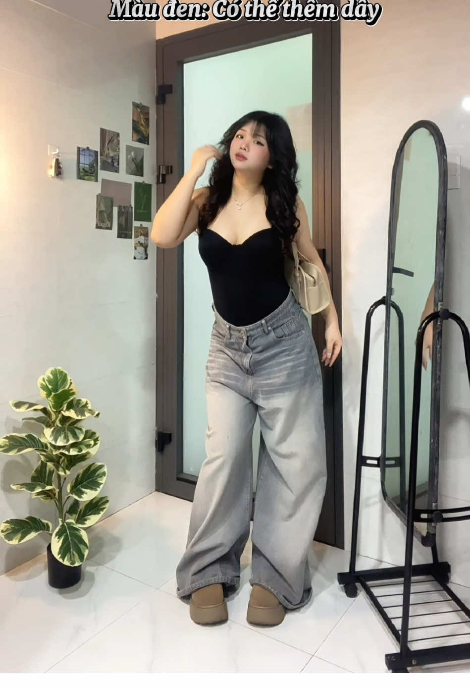 có bodysuit rùi thì ngại gì mang đồ ôm trễ vai nữa mí bà #bigsize #Shapefit #mochei 