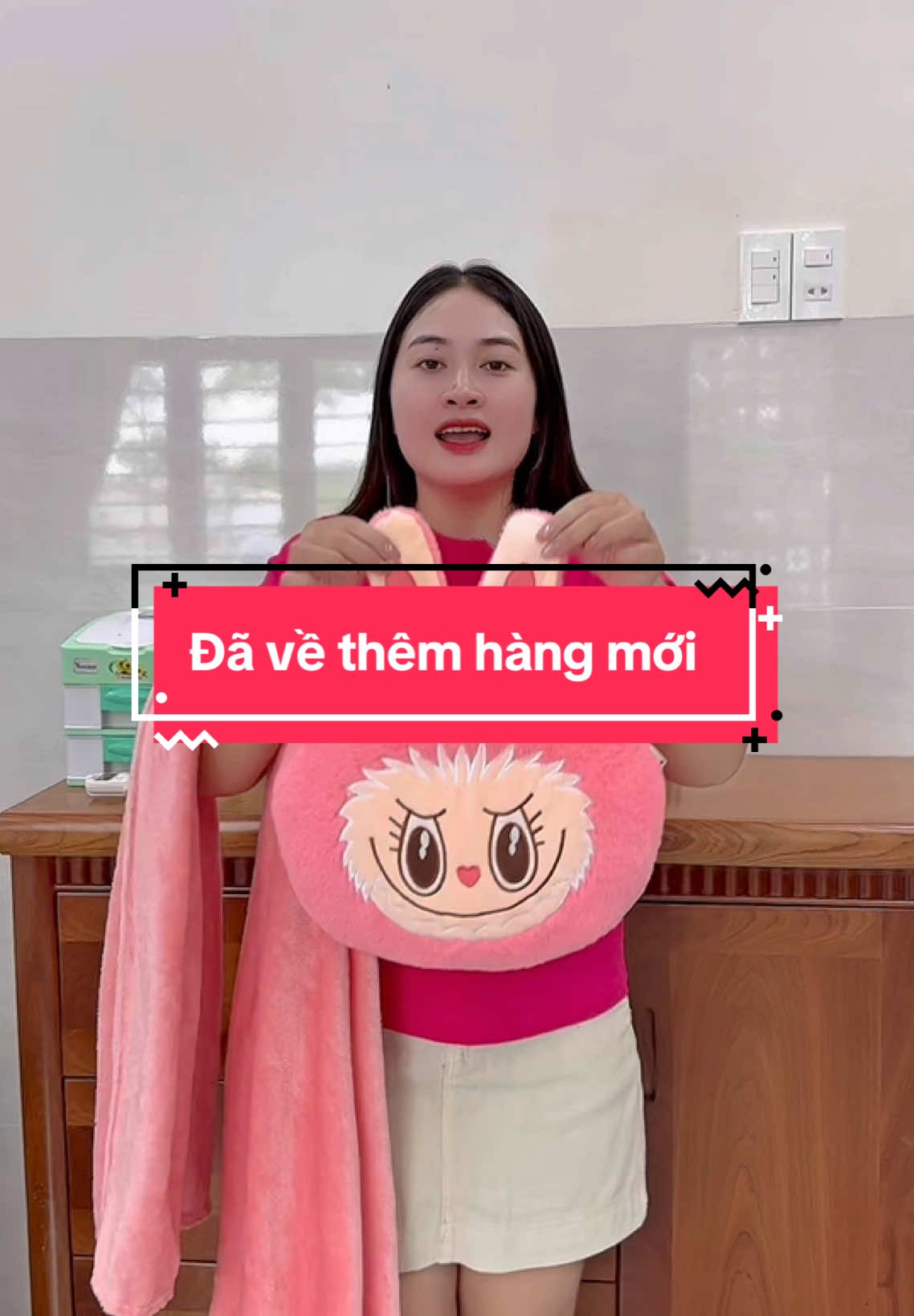 Về thêm 500 gối kèm chăn Labubu bữa trước ai chưa mua được tranh thủ ạ #goikemchan #goikemchanlabubu #changoivanphong #changoichobe #changagoi #labubu #xuhuong 