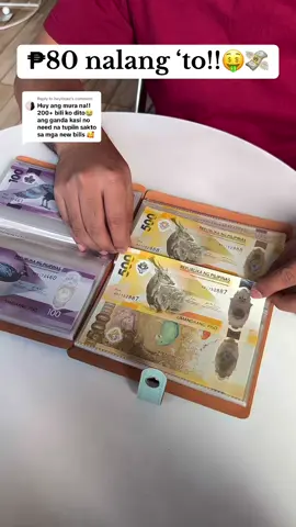 Replying to @heyitsjaz 80 pesos nalang 'to!! Mag ipon na tayo!!💸 #iponchallenge #100envelopechallenge #100envelopesavingschallenge #fyp Disclaimer: Price may vary after the promotion ends ‼️