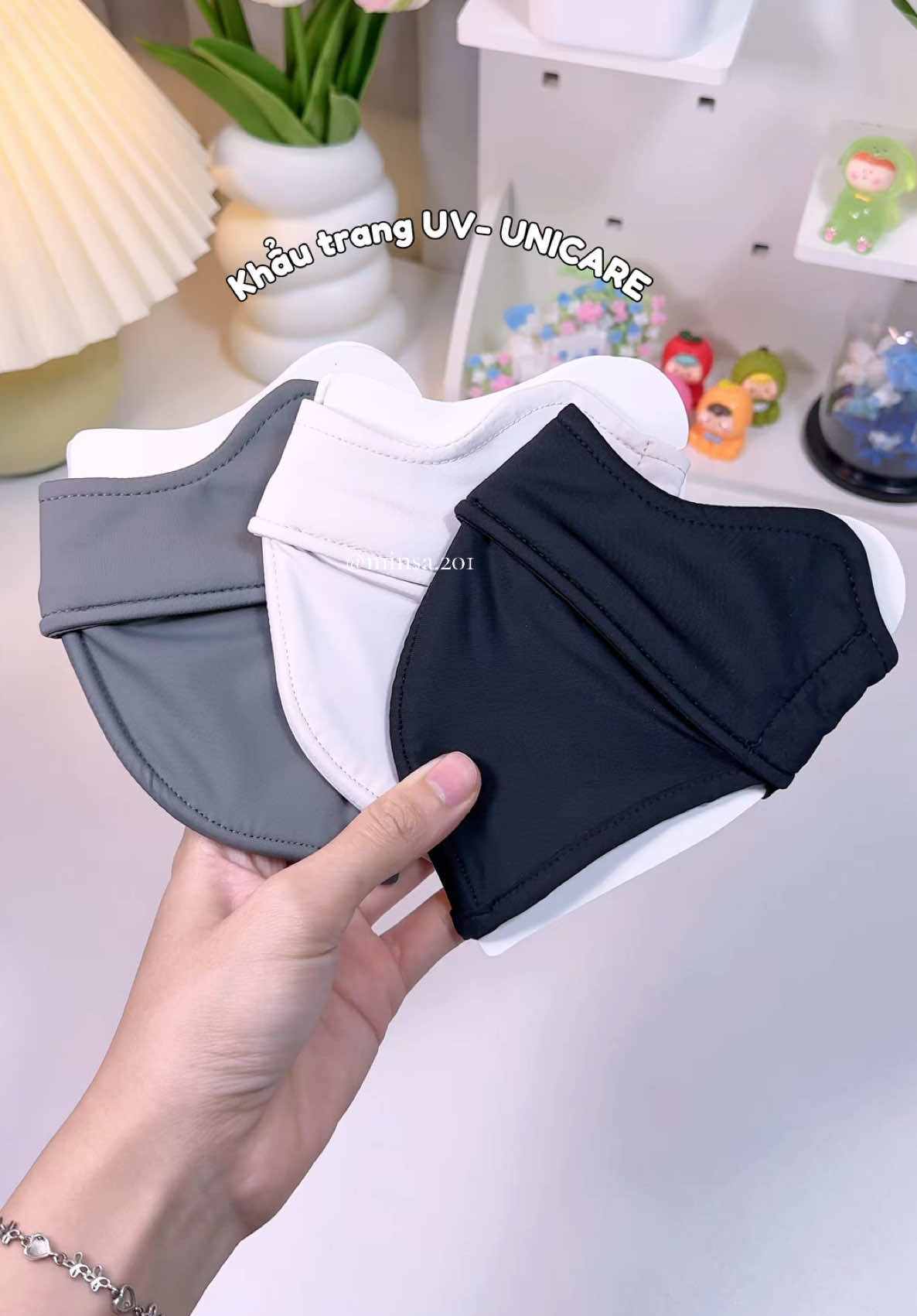 Ra ngoài nên có em này để bve skhoe nhaa💗💗#khautranguv #unicare #khautrangunicare #minsa #khautrang #viral #khautrangchongnang #xuhuong 
