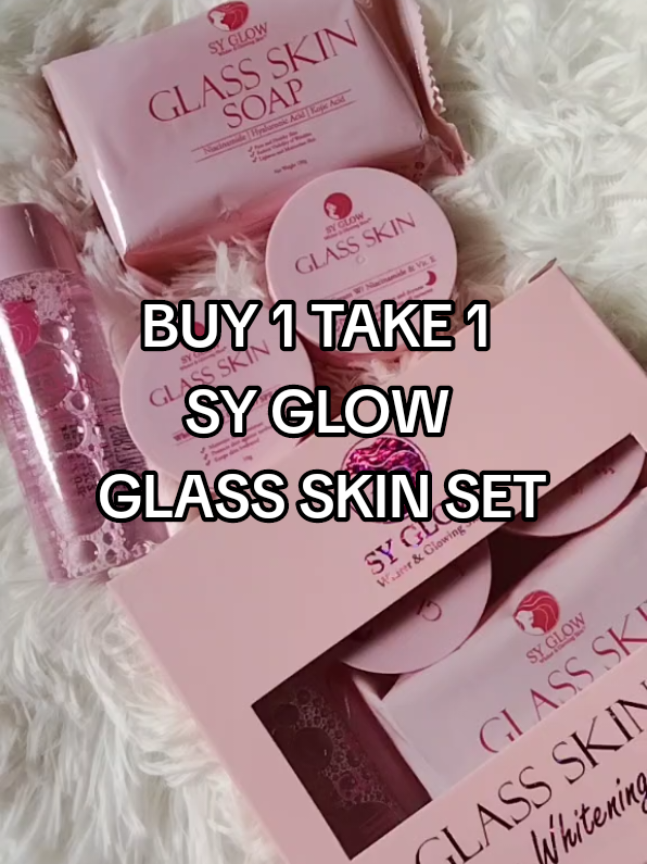 SY GLOW whitening Beauty set  - Double Pack / Glass skin set 250ml / radiant and Clear skin Solution Whitening Anti-aging #syglowglassskinset #syglow #buy1take1 #glassskinset #fypシ゚ #hastag #fypシ゚viral #fbyツforyou🤍🦋 #fyppppppppppppppppppppppp 