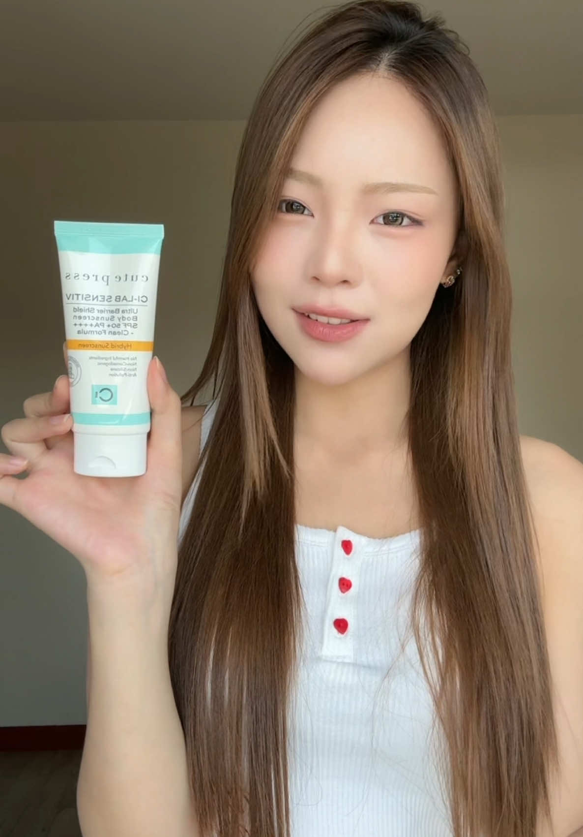 กันแดดสูตรใหม่ของ cutepress ที่เหมาะกับอากาศบ้านเราสุดๆ ☀️ #CilabHybridSunscreen #Bodysunscreen #Cutepress #รีวิวบิวตี้ #ดูแลผิว 