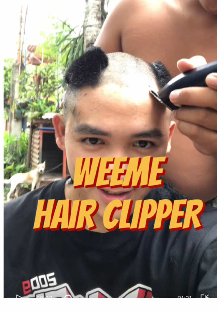 HAIR CLIPPER ERP practice kana den ng self hairtcut para tipid hahaha #hairclipper #barbers #WEEME 
