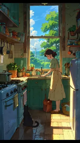 Not every day needs to be extraordinary. Sometimes, a peaceful routine is its own kind of magic. #peacefulvibesonly #animefyp #foryourpagesss #peacefullife #relaxingvideos #RelaxingMusic #