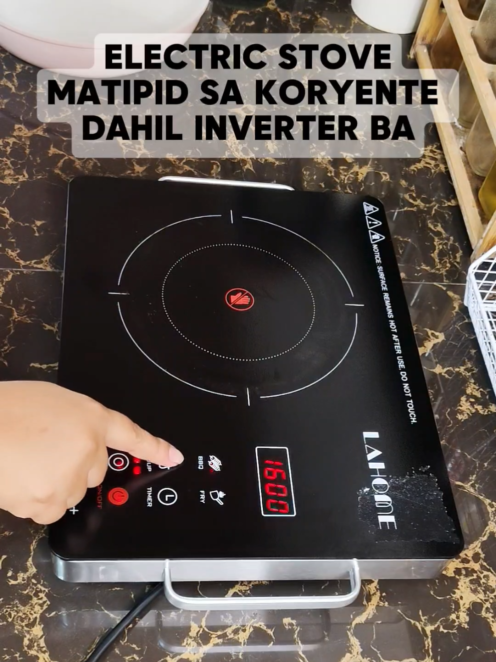 ELECTRIC STOVE ENERGY SAVER  #stove #electricstove  #inductioncooker #cooking  #kitchensupplies #kitchen  #kitchentools #kitchenwares  #lahome #lahomeelectricstove 