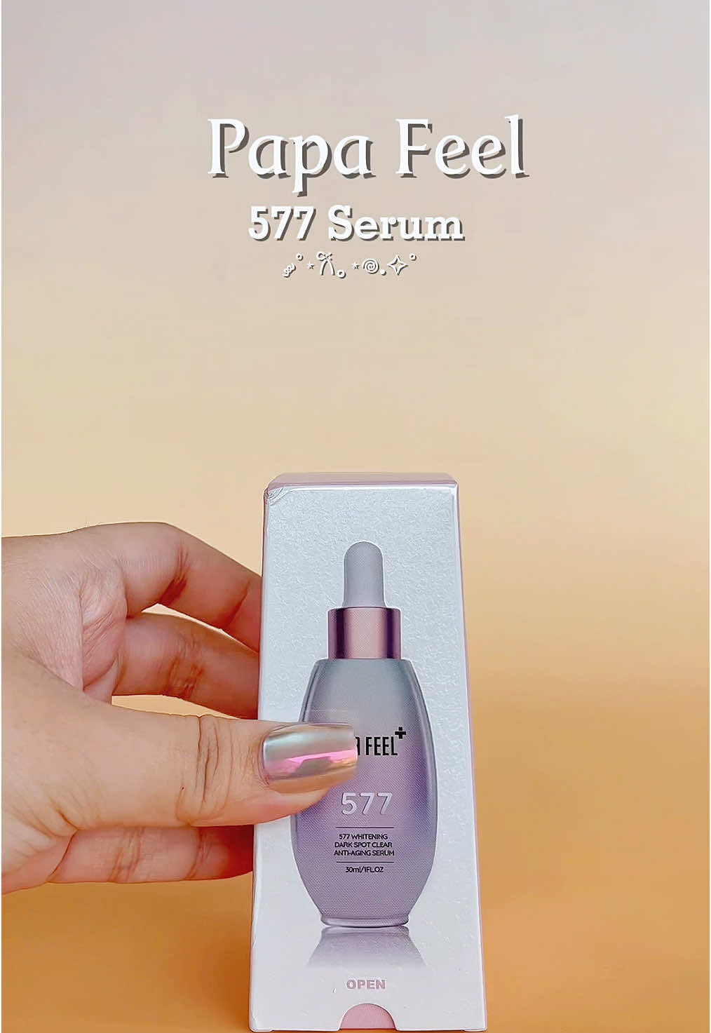 Say hello to your new skincare bestie! 💖 The Papa Feel 577 Serum is a total game-changer for hydrated, radiant skin.  @PAPA FEEL beauty shop  #papafeelph #577serum #antiaging #vitaminc #brightening #darkspots #glassskin 