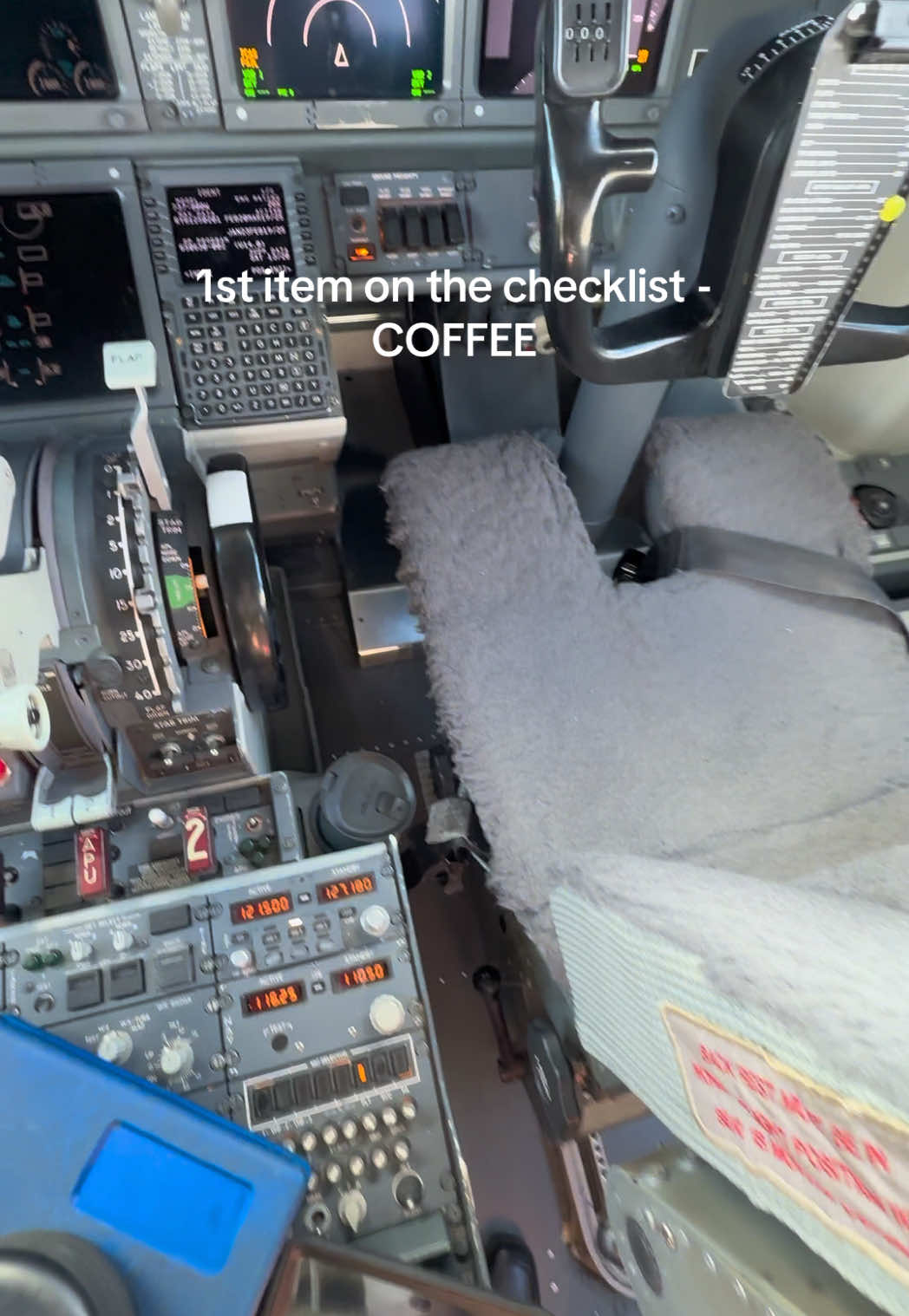 First item on any checklist - COFFEE 