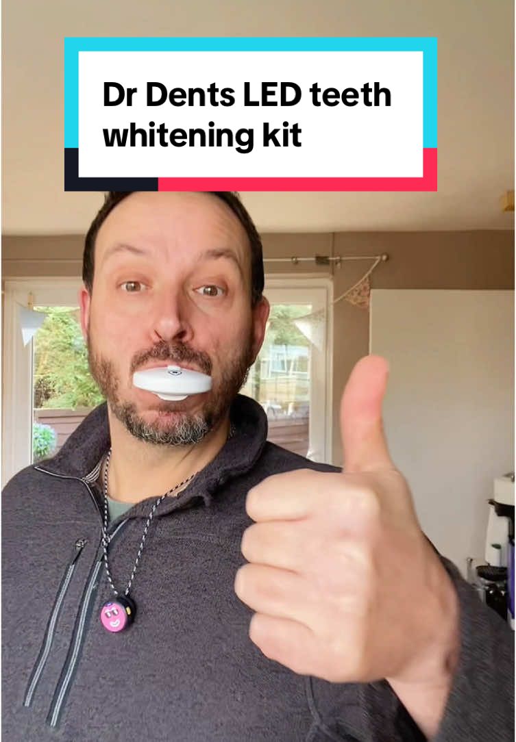 Dose it work  Dr Dents LED teeth whitening kit #teethwhitening #teethwhiteninghack #teethwhiteningkit #tiktokmademebuyit #dealdrops #tiktokshopuk 
