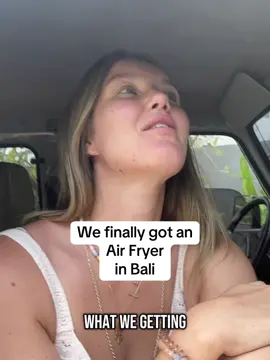 Does anyone else cook in Bali or will it just be us?! Also i dont have any other word for shopping in Bali than ‘random’ how would you describe it #expatlife #balilife #lifeinbali #movingabroad #leavingtheuk #airfryer 