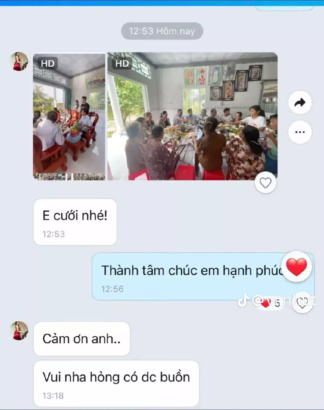 chúc em hạnh phúc!
