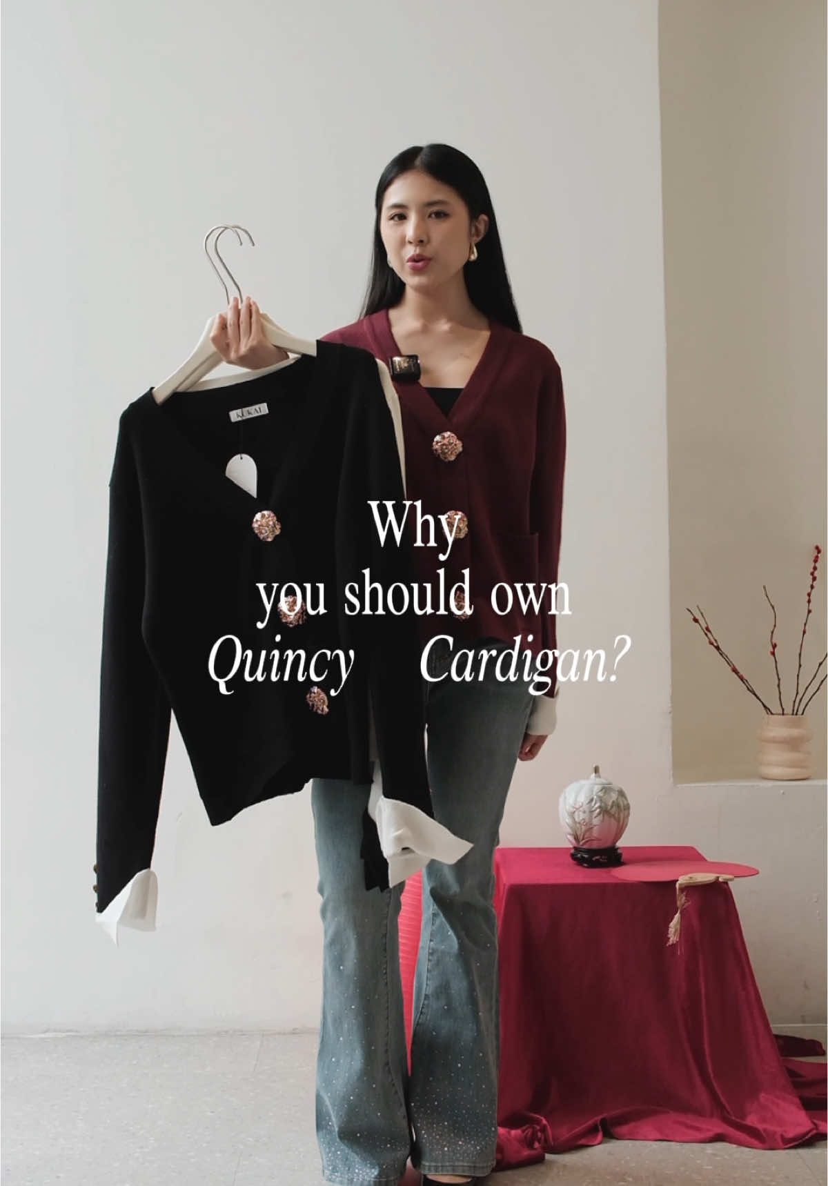Why you should own our Quincy Cardigan? 🤔 Belanja sekarang sebelum kehabisan! #fyp #foryou #fypシ #spilloutfit #rekomendasibaju #rekomendasioutfit #spilltiktokshop #bajuwanita #ootdinspo #inspirasioutfit #outfitwanita #atasanwanita #foryoupage #knitwear #stylingtips #cardiganrajut #cardiganviral 