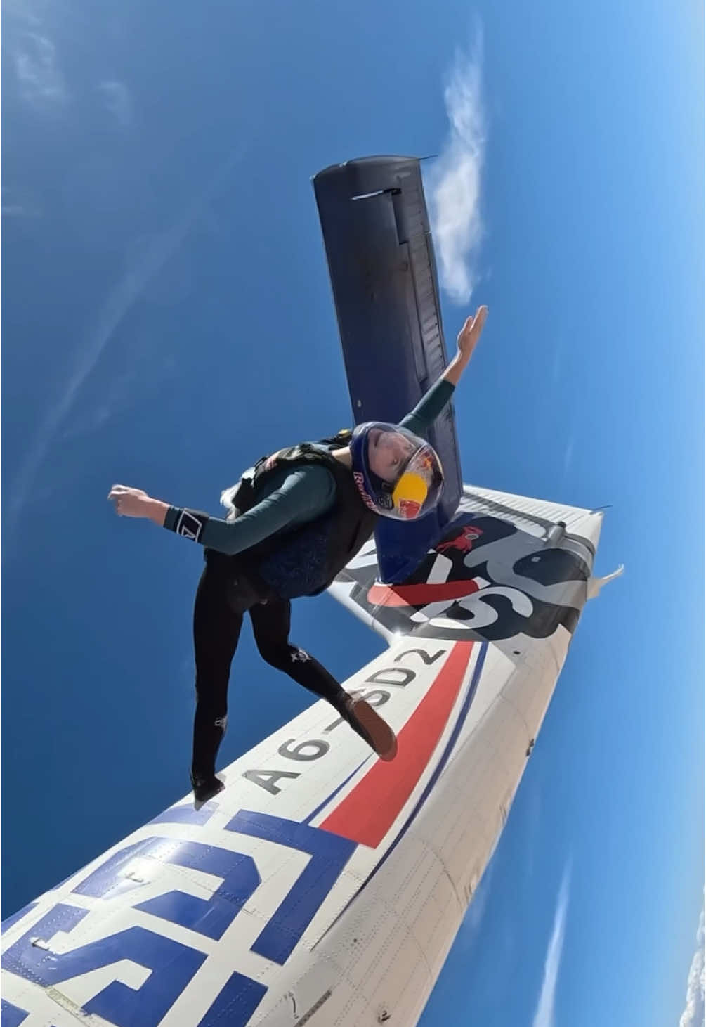 Jumping over the desert in @Skydive Dubai 