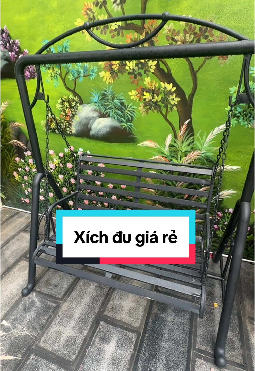 Xích đu giá rẻ cho mọi nhà.#LearnOnTikTok #satmythuatihouse #xuhuong #cokhi #nhadep 