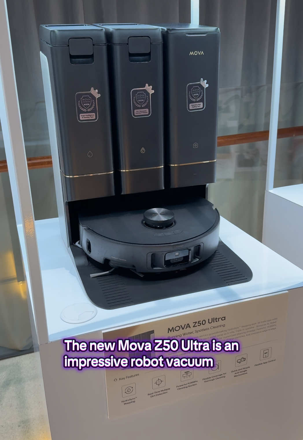 We checked out Mova’s new Z50 Ultra robot vacuum at their launch event at Jewel Changi Airport. @Mova Indonesia Store #mova #z50ultra #robotvaccuum #homeappliances #consumerelectronics #mova 