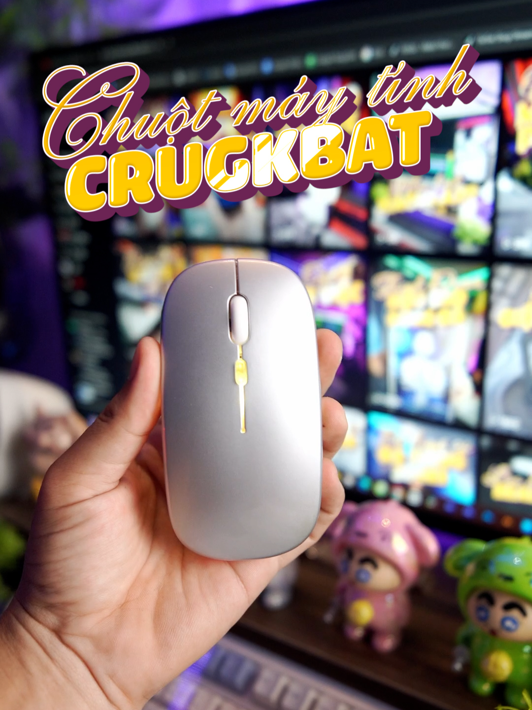 Đây là em chuột có tên là Crugkbat, một em chuột nhỏ nhắn xinh xinh đa năng dành cho các công việc văn phòng. #chuotkhongday #chuotmaytinh #crugkbat #phukienmaytinh #xuhuong #tiktok #huudureview