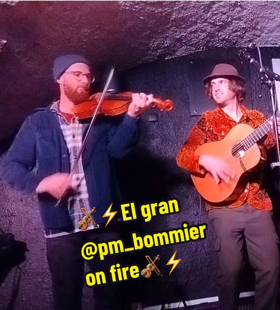 🎻⚡️El gran @pm_bommier on fire🔥au @caveaudelamichodiere ⚡️ #violin #soloviolin #acoustic #triojazz #guitar 