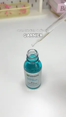 Serum Garnier xanh dương cho da dầu m.ụn, dịu nhẹ kiềm dầu okela 👍🧡✨ #garnier #ganiervn #serumgarnier #serum #skincare #lamdep #reviewlamdep #dadaumun #unbox #unboxing #review #xuhuong #nariunbox #trending #fyp #muataitiktokshop #SaleLuongVe #2425LuongVe #SaleVuiChinhHang 