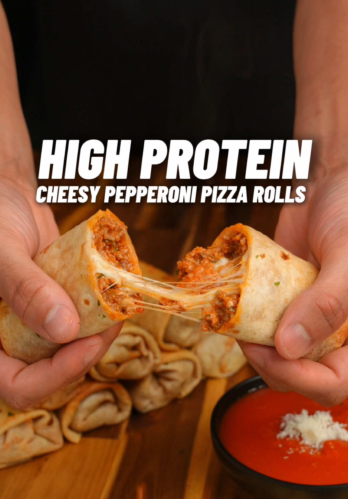 High Protein Cheesy Pepperoni Pizza Rolls! 🔥🍕🧀 #mealprep #highprotein #pizzarolls #highproteinmealprep #tastymealprep #easymealprep #lowcalorierecipes #gymfood #musclegain #fatloss #highproteinrecipes #panaceapalm ONLY 380 calories, 38g Protein! Easy High Protein Meal Prep 😋 Check Out My High Protein Cookbooks for 100+ Recipes just like this one! (link in bio)👨🏽‍🍳📕  Makes 10 Rolls: 🌯🌯🌯🌯🌯🌯🌯🌯 Calories & Macros 📊 Per Roll: 380 calories  38g P | 27g C | 13g F Pizza Roll Mix - 800g lean ground beef (5% or less) - 100g low fat pepperoni (I used Turkey pepperoni, regular or beef pepperoni also works) - tsp onion powder  - tsp garlic powder  - tsp smoked paprika - 2 tsp Italian herbs - 1-2 tsp salt  - tsp black pepper - 400g tomato Passata (brand: Tesco) - 45g tomato paste  - 75g light cream cheese (brand: Philadelphia lightest) - 10g sugar or sweetener - chopped parsley  Other ingredients - 125g grated mozzarella - 125g grated low fat cheddar (brand: Tesco 50% less)  - Chopped parsley  - 8 protein tortillas (brand: mission) Extra Notes ✍🏽 - Allow the rolls to cool before wrapping in foil Storage & Heating ♨️ - Wrap in foil and store in the freezer for months - To reheat, unwrap from the foil, wrap in a  paper towel and run under water, squeeze of the excess and microwave for 5-6 minutes, unwrap carefully from the paper towel air-fry or toast in the pan for a couple minutes to get crispy and enjoy! Check Out My High Protein Cookbooks for 100+ Recipes just like this one! (link in bio)👨🏽‍🍳📕 