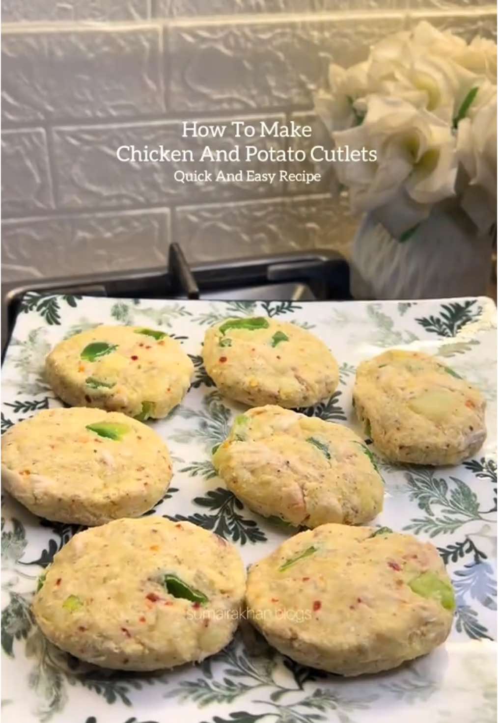 Chicken And Potato Cutlets  INGREDIENTS: -  Boiled Shredded Chicken 400 grams  -  Boiled Potatoes 4 To 5 -  Capsicum 1 Medium Size  -  Cheese 1 Cup -  Salt 1 Tsp -  Red Chilli Flakes 1/2 Tbsp -  Black Pepper 1 Tsp -  Chicken Powder 1 Tsp -  Eggs 2 -  Breadcrumbs  -  Oil For Frying  Follow @sumairakhan.blogs for more easy recipes! Save It For Later! #recipes #EasyRecipes #viralvideos #trending #indianreels #fypシ❤️💞❤️ #foodblogger #quickrecipes #reels #reelsinstagram #homemadefood #foodporn #foodstagram #lahorefood #foodphotography #Foodie #viralvideos #trendingreels #cooking#cookingreels #pakistanifood #food#chickencroquettes #ramzanrecipes #kabab #chickencutlet #chickencutlets #chickenrecipes #potatocutlets #Cutlets#potatoandcheese #sumairakhanblogs #foryou #foryoupage #fyppppppppppppppppppppppp 