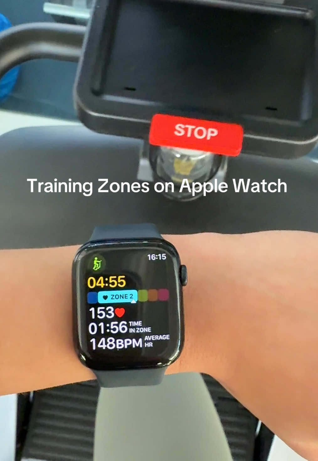 Each heart rate zone has different physiological responses that have a variety of benefits. Zone 1 (50-60% Max HR): - Warm up  - Active recovery  Zone 2 (60-70% Max HR): - Improved basic endurance  - Fat burning  Zone 3 (70-80% Max HR): - Improve aerobic capacity   Zone 4 (80-90% Max HR): - Improves anaerobic threshold  Zone 5 (90-100% Max HR): - Develop fast twitch muscle fibres - great for sprinting & power  - Not sustainable for long periods of time  How to calculate HR zones (Karvonen Method): Max Heart rate (MHR) = 220 - your age  Heart rate reserve (HRR) = MHR - Resting heart rate (RHR) Zone 1=50-60% of HRR + RHR Zone 2=60-70% of HRR + RHR Zone 3=70-80% of HRR + RHR Zone 4=80-90% of HRR + RHR Zone 5=90-100% of HRR + RHR Example: MHR = 220 - 26 = 194 HRR = 194 - 68 = 126 Zone 1 50% = (126 x 50%) + 68 =131  Zone 1 60% = (126 x 60%) + 68 =143.6  So my heart rate needs to be between 131-144 bpm to fall into the Zone 1 training Zone  Remember, this is not completely accurate as we’re using a calculation for our Max HR & not data collected from testing but it is a great estimate to help you figure out training zones.. Hope this helps! 💪🏽 #Fitness #gym #trainingzones #sports #applewatch 