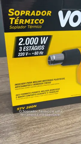 Soprador Térmico Vonder Seu formato tipo pistola permite melhor manuseio e maior conforto durante o trabalho. Além disso, possui motor com dupla isolação, garantindo maior segurança ao operador. Confira nosso site e garanta o seu! www.zbrothers.com.br #fouryou #videoviral #pravoce #ferramentas #zbrothers #viral_video #vonder