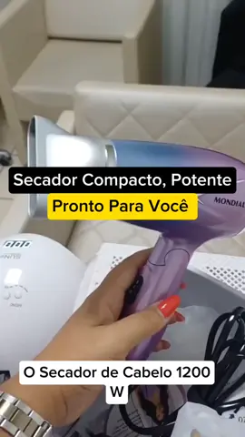 Secador de cabelo 1200W Duo Colors 4 Elementos By Juliette - SCT-JU-03 - Mondial Cabelos lindos, protegidos e sem frizz em qualquer lugar! O Secador 1200W é compacto, potente e perfeito para viagens. Quer o seu? Solicite o link agora! #CabelosPerfeitos #SecadorDosSonhos #SemFrizz #Mondial #Portátil #AltaPotência