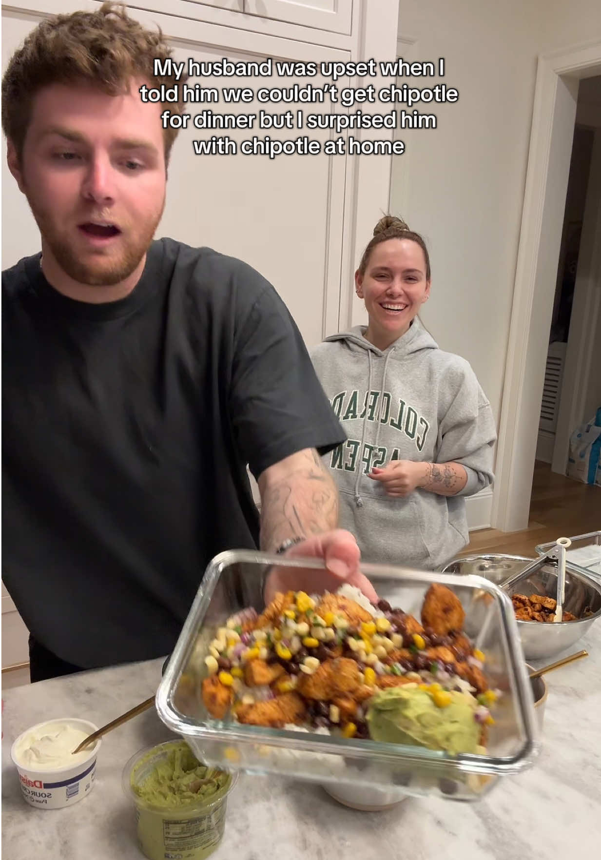 He is chipotles biggest fan and he gave it a 9/10 