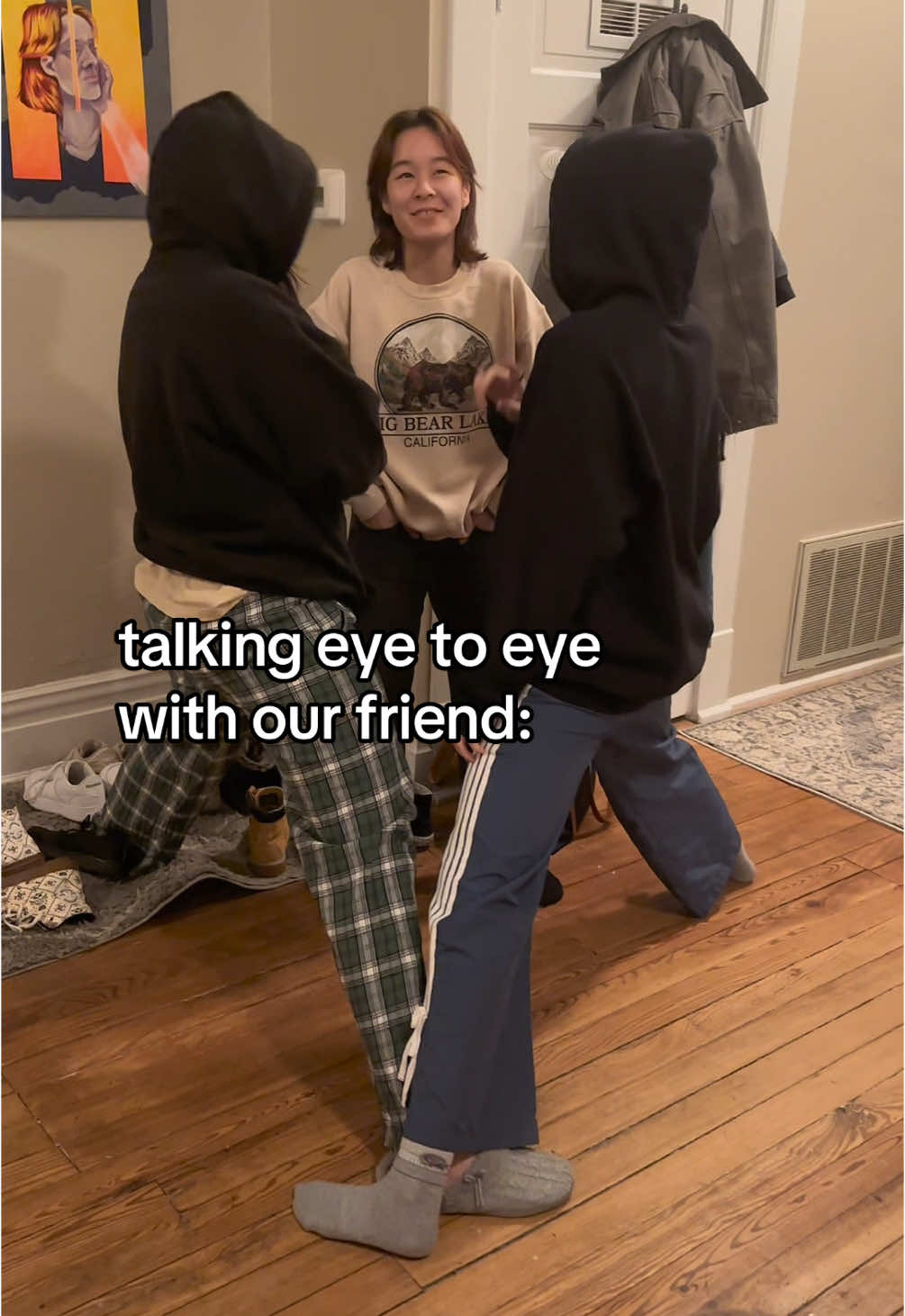 we got to see how the weather was down there  #friends 