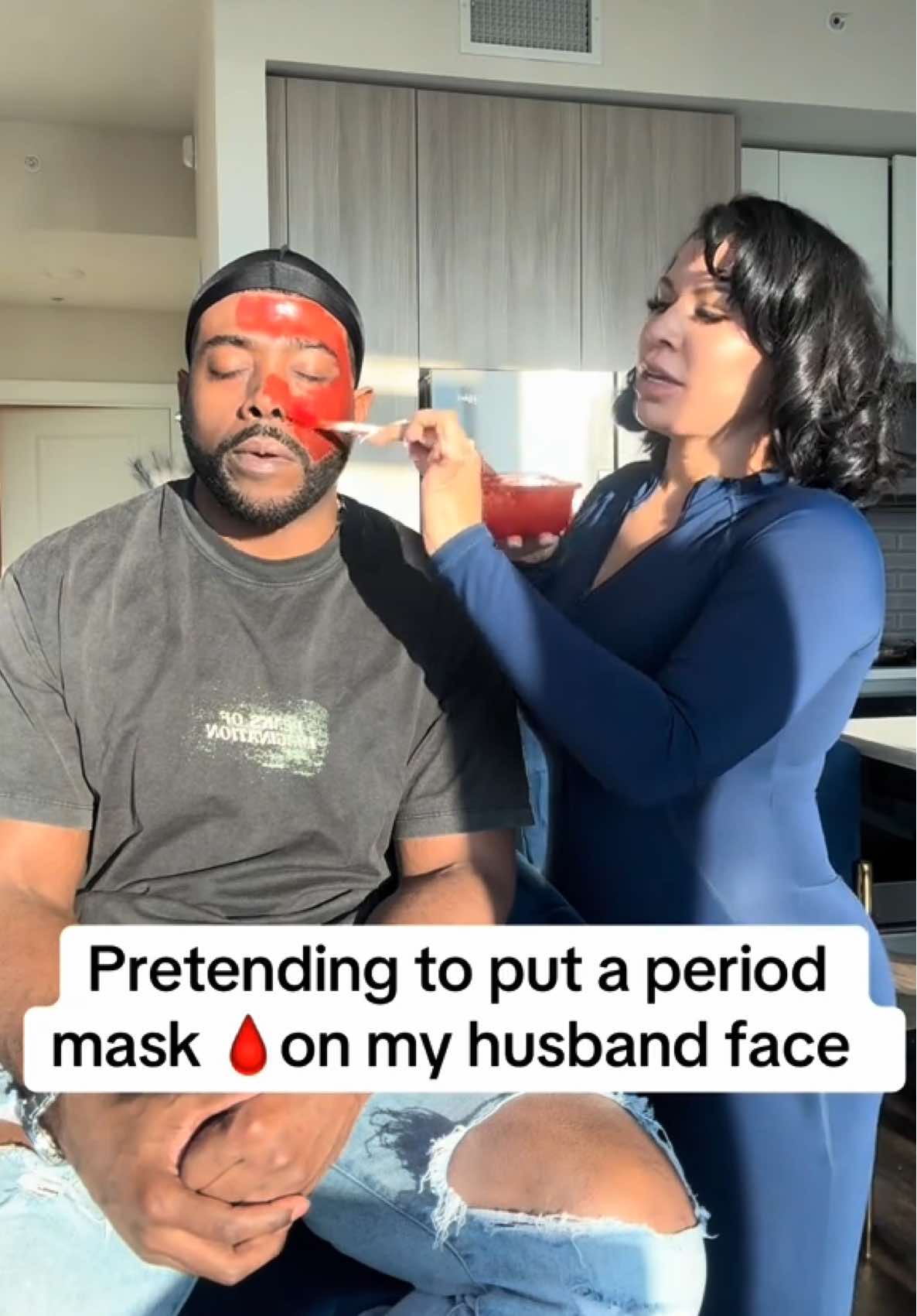 This why you can’t be nice to him 😂#Relationship #couplecomedy #couplestiktok #viral #wife #prank 