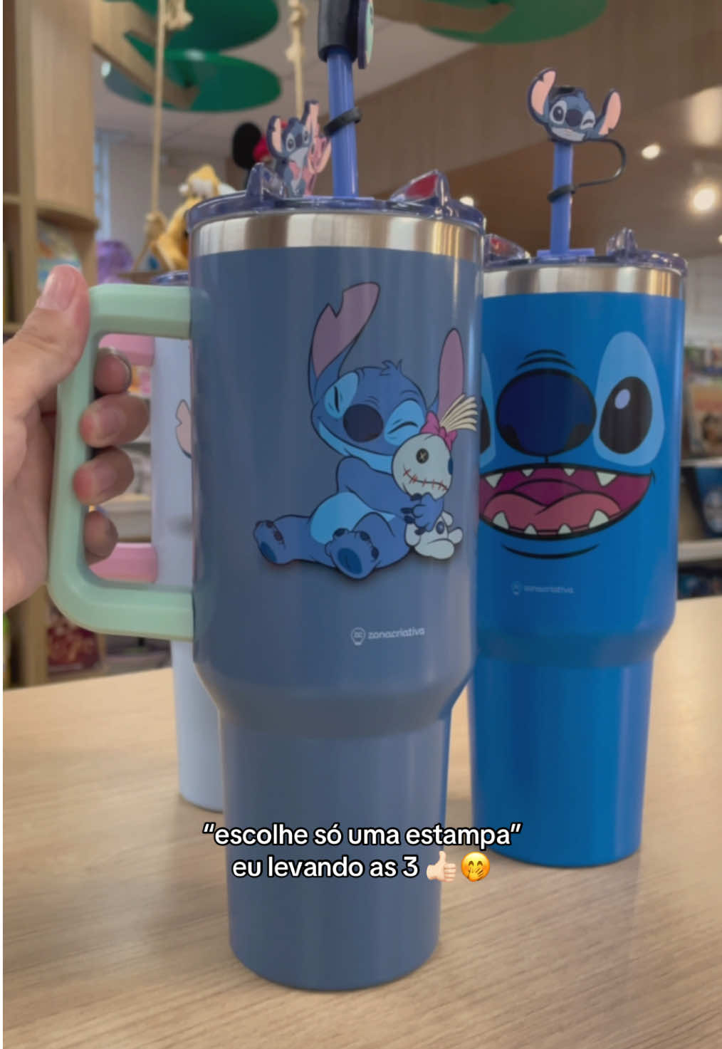 Quando você não consegue escolher só uma 😔 #stitch #liloandstitch #lilostitch #copocanudo #copotermico 