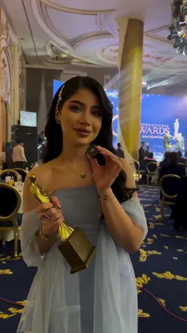 فوز قمر الطائي في مهرجان العراق الدولي كأفضل مؤثرة #مجلة_بابيلون #اكسبلوررر #فن 