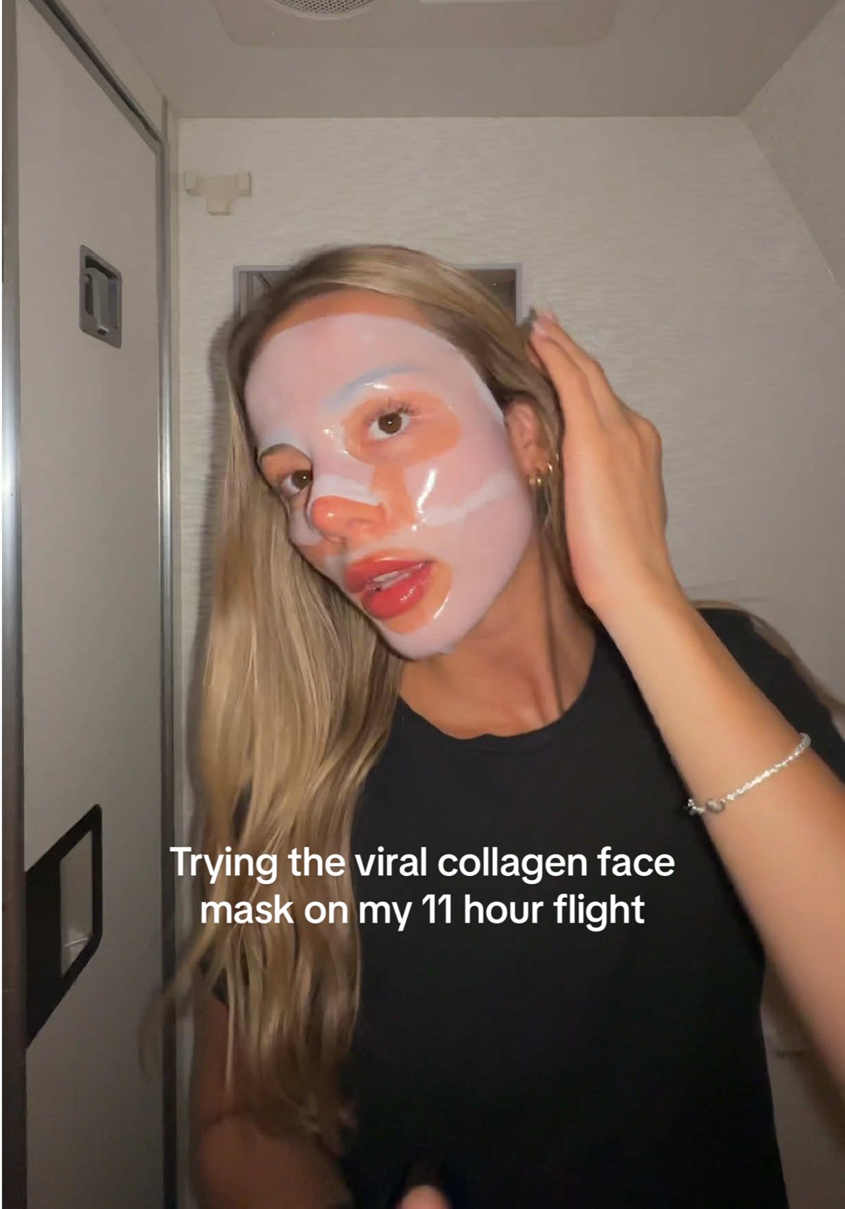 Safe to say it’s coming with me in every flight now 🫧🧖🏼‍♀️ #collagenmask #biodance #skincareviral 