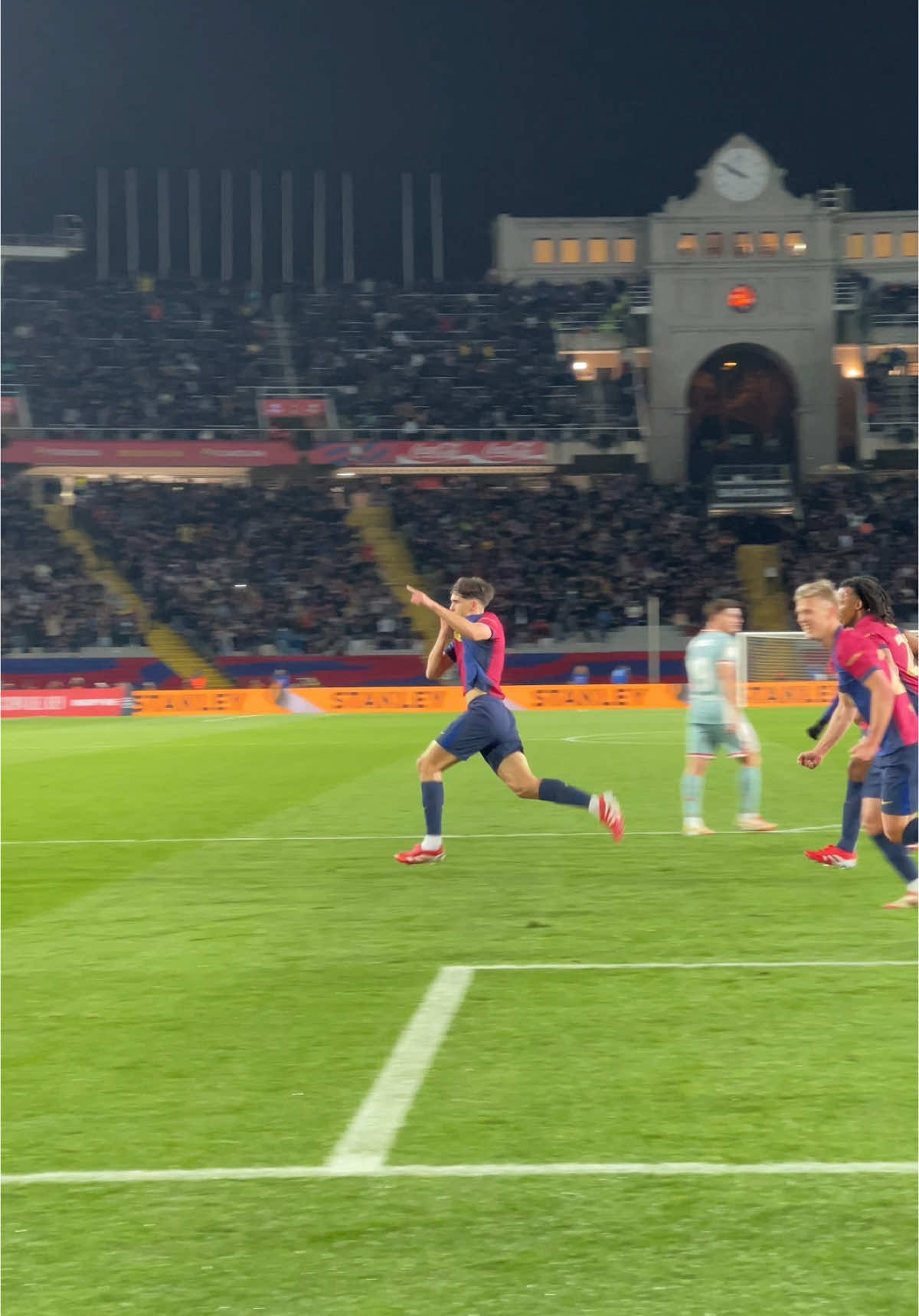 El seu primer gol com a jugador del Barça! 💙❤️ #fcbarcelona #cubarsi #firstgoal #barçaatletico #copadelrey 