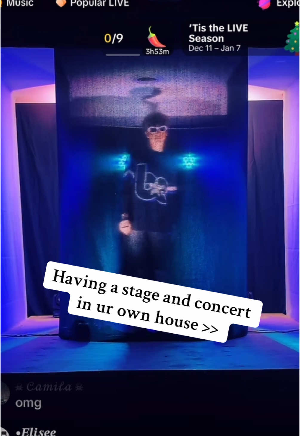 Join our next live! #billieeilish #hmhas #concert #live #be #live #eilish #stage 