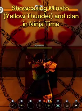 Showcasing Yellow thunder in Ninja Time #ninjatime #roblox 