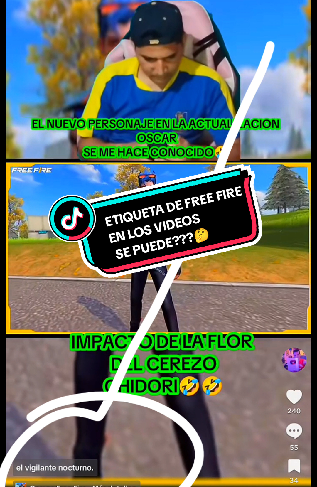 COMO PONER ETIQUETA DE FREE FIRE A VIDEOS EN TIK TOK #etiquetas #etiquetala #freefire #garenaff #videosfreefire #freefire 