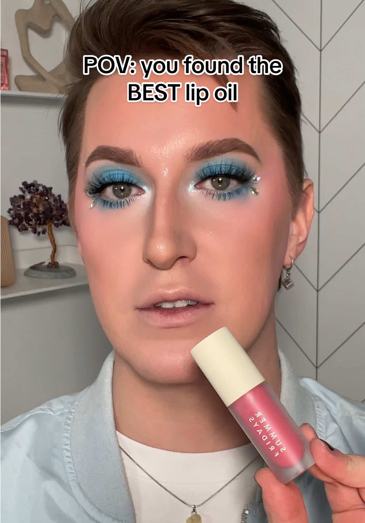POV: you found the PERFECT lip oil 🫣 #makeupreview #lipoil #lipcombo #summerfridays #dreamlipoil #makeup 