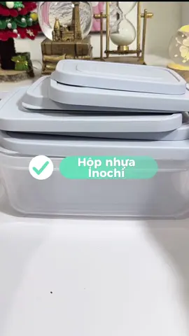 6 Hộp đựng thực phẩm chữ nhật Inochi #xh #lanaunboxingg #dogiadinh #hop #hopdungthucpham #inochi #inochivietnam 