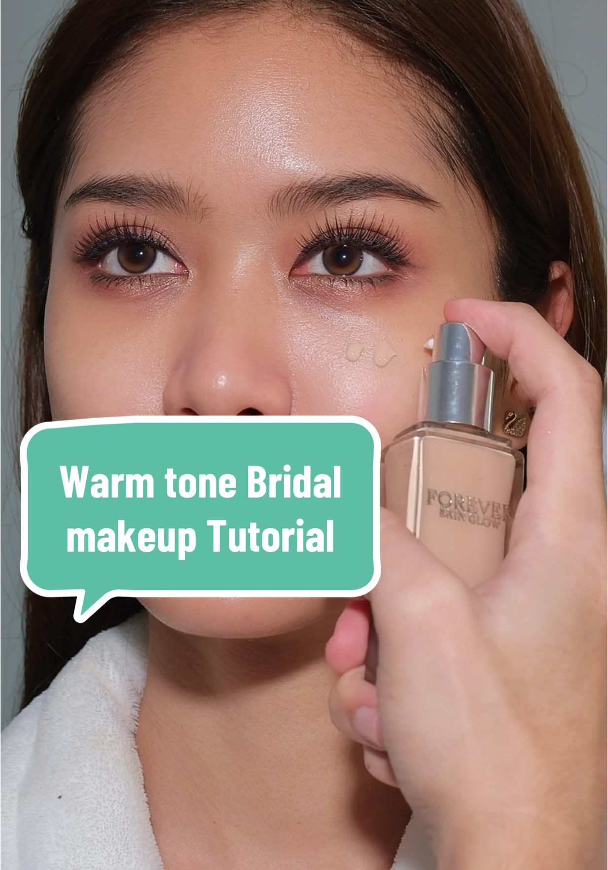 Warm tone Bridal makeup tutorial #เทรนด์วันนี้ #makeup #makeuptutorial #warmtone #tiktokviral #videoviral #สอนแต่งหน้า #tutorial 