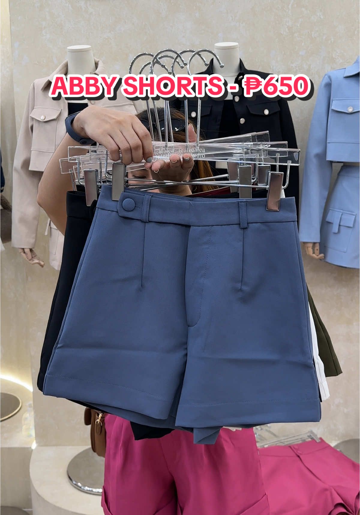 🎀 Abby Shorts - ₱650 🎀 Korean Trouser Material  🎀 Sourced from Bangkok 🇹🇭