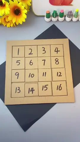 Don’t Toss That Shipping Box! Make a Sliding Number Puzzle Game! #diycrafts #kidscrafts #upcycling #puzzlegame #handmade #brainteaser #FamilyFun #creativeideas #educational #foryou #viral #fyp #viralvideo #trending 