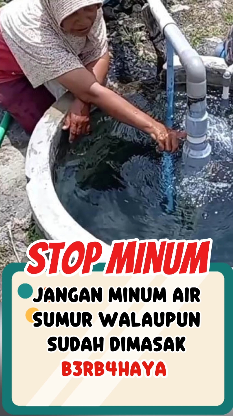 apakah air sumur boleh dikonsumsi? #viral #healthy #kesehatan #info #funfacts 